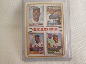 1974 Topps Hank Aaron Card...