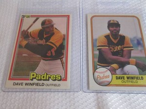 1981 Fleer & Donruss Dave Winfield ...