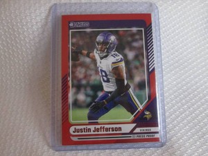 2024 Donruss Justin Jefferson Red P...