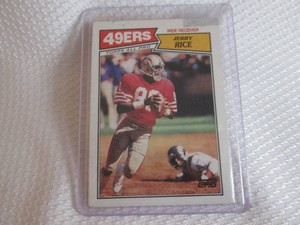 1987 Topps Jerry Rice Card...