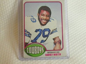 1976 Topps Harvey Martin Rookie Car...