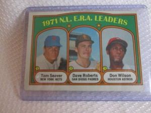 1972 Topps Tom Seaver E.R.A Leaders...