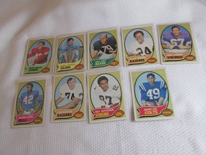 1970 Topps Football Cards...