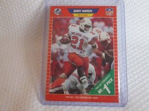 1989 Pro Set Barry Sanders Rookie ...