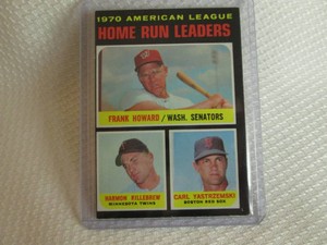 1971 Topps Killebrew,Yastrzemski Ho...