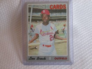 1970 Topps Lou Brock Card...