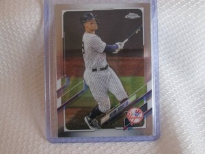 2021 Topps Chrome Aaron Judge Card...