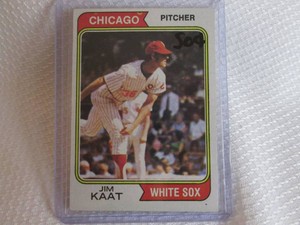 1974 Topps Jim Kaat Card...