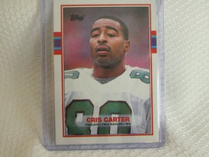 1989 Topps Cris Carter Rookie Card...