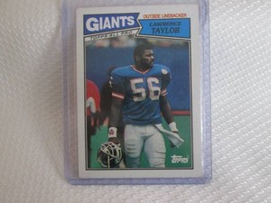 1987 Topps Lawrence Taylor Card...