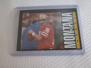 1985 Topps Joe Montana Card...