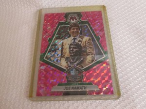 2024 Mosaic Joe Namath Pink Prizm C...
