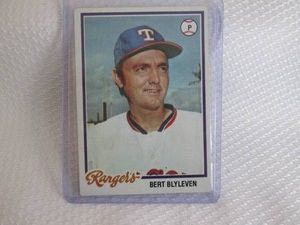 1978 Topps Bert Blyleven Card...
