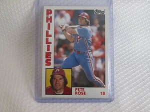 1984 Topps Pete Rose Card...