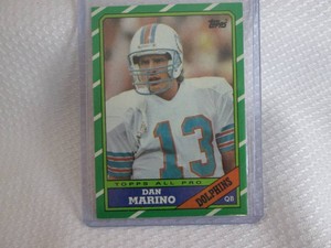 1986 Topps Dan Marino Card...