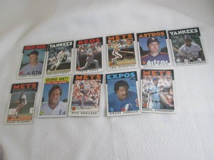 1986 Topps Baseball Cards...
