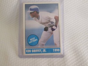 1990 Ken Griffey Best Hitters Card...