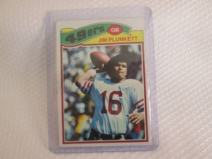 1977 Topps Jim Plunkett Card...