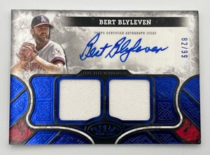Topps 2025 Autographed Tier One Relics Bert Blyleven 8299 #AT1R-BBL Baseball Card