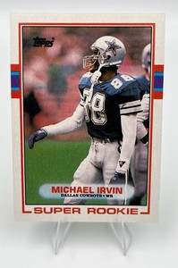 1989 Topps Football #383 Michael Irvin Super Rookie Dallas Cowboys (NM)