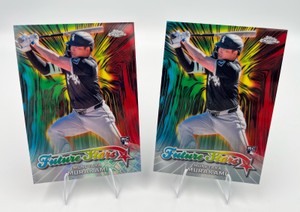 Two 2026 Topps Chrome Baseball Future Stars #FS-1 Munetaka Murakami RC Chicago White Sox (NM)