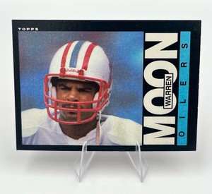 1985 Topps Football #251 Warren Moon RC Houston Oilers HOFer - NICE