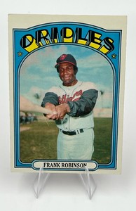 1972 Topps Baseball #100 Frank Robinson Baltimore Orioles HOFer - NICE