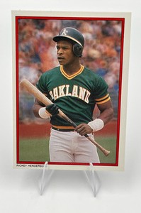1984 Topps Mail-In Glossy All-Star Collectors Edition #6 Rickey Henderson Oakland Athletics (NM)