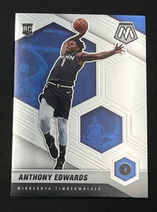 2020-21 Panini Mosaic Anthony Edwards #201 Rookie Card Minnesota Timberwolves (NM)