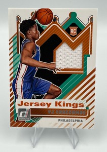 2025-26 Donruss Jersey Kings VJ Edgecombe (#JK-VJE) Rookie Card (NM)