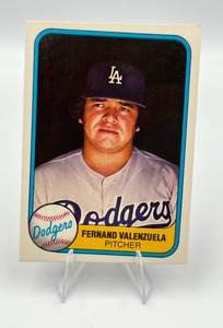 1981 Fleer Baseball #140 Fernando Valenzuela RC Los Angeles Dodgers