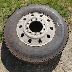 Roadlux 11R24.5 Truck Tire on Rim