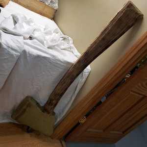 Huge Wooden Ax - 52 12 Long