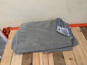 WHITLEY WILLOWS COTTON BATH MAT GRAY 4PK