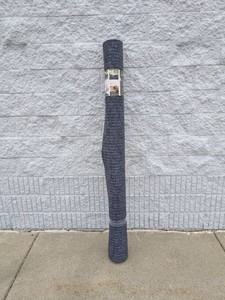 NEW MOHAWK HOME INDOOROUTDOOR AREA MAT RIB SKY GRAY