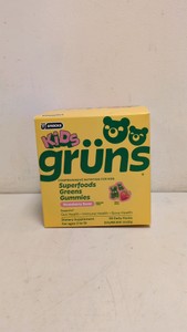 NEW GRUNS KIDS COMPREHENSIVE NUTRITION SUPERFOODS GREENS GUMMIES 35CT