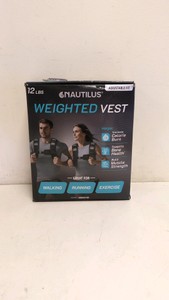 NAUTILUS WEIGHTED VEST 12LBS ADJUSTABLE FIT