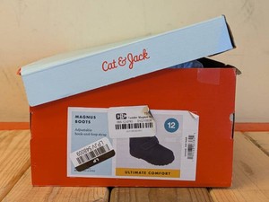 NEW CAT & JACK TODDLER MAGNUS BOOTS SIZE 12 NAVY