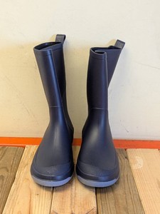 NEW CAT & JACK KIDS RUBBER RAIN BOOTS SIZE 5 NAVY