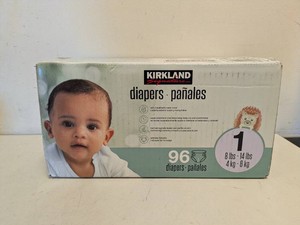 NEW KIRKLAND SIGNATURE DIAPERS SIZE 1 (96PK.)
