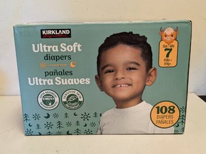 NEW KIRKLAND SIGNATURE DIAPERS SIZE 7 (108PK.)