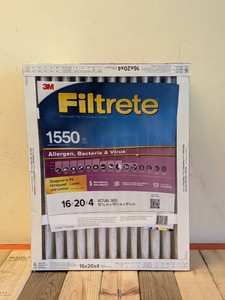 NEW 3M FILTRETE 1550 16x20x4 FILTERS 2PK