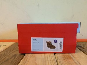 NEW CAT & JACK KIDS ARLO BOOTS SIZE 6 LEOPARD PRINT