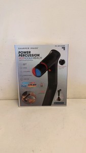 SHARPER IMAGE POWER PERCUSSION HOTCOLD REACH PERCUSSION MASSAGER
