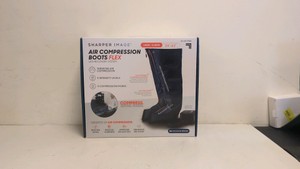 SHARPER IMAGE AIR COMPRESSION BOOTS FLEX LEG RECOVERY SYSTEM LARGE - XL