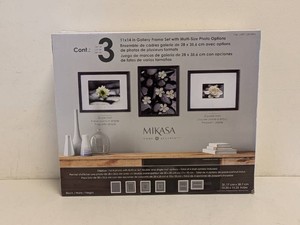 MIKASA HOME ACCENTS 11x14 GALLERY FRAME SET 3PK