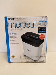 NEW ROYAL 14 SHEET MICROCUT PAPER SHREDDER