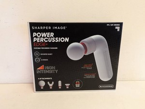 SHARPER IMAGE POWER PERCUSSION EDGE  PORTABLE PERCUSSION MASSAGER