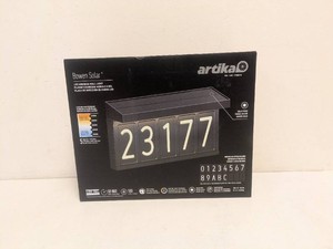 NEW ARTIKA BOWEN SOLAR LED ADDRESS WALL LIGHT