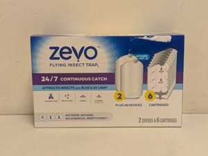 NEW ZEVO FLYING INSECT TRAP 2PK